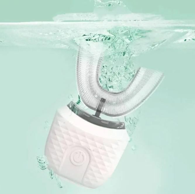 U-Shaped Ultrasonic Electric Toothbrush – 360° Auto Cleaning