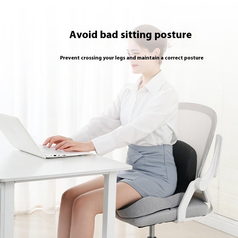 Memory Foam Lumbar Backrest Cushion – Office & Car Support