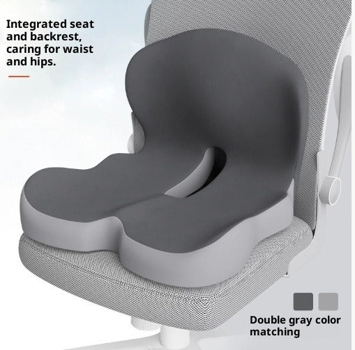 Memory Foam Lumbar Backrest Cushion – Office & Car Support