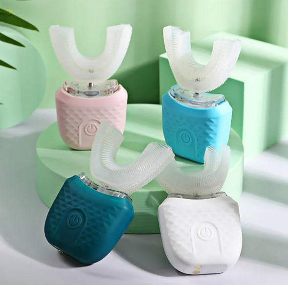 U-Shaped Ultrasonic Electric Toothbrush – 360° Auto Cleaning