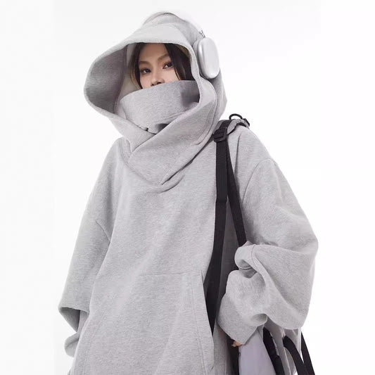 loose-high-collar-fleece-lined-hoodie