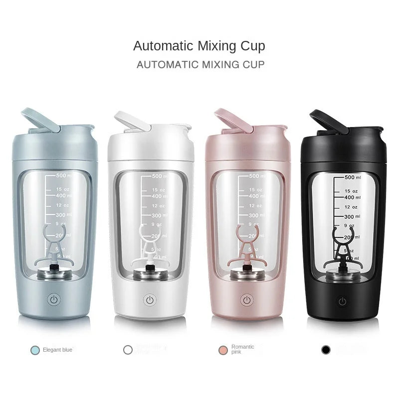 Electric Protein Shaker Bottle – Rechargeable Blender Bottle