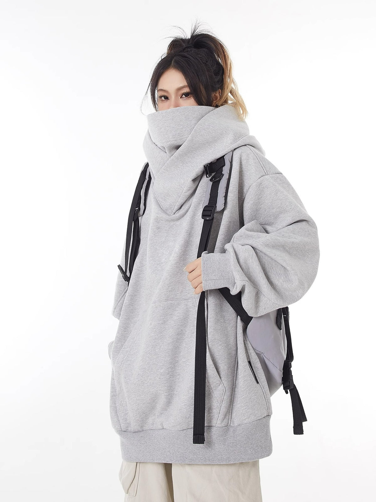 loose-high-collar-fleece-lined-hoodie