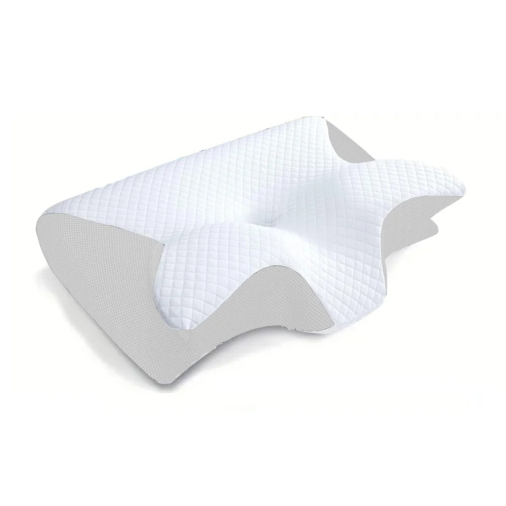 Memory Foam Cervical Neck Pillow – Ergonomic Pain Relief