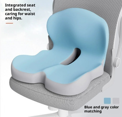 Memory Foam Lumbar Backrest Cushion – Office & Car Support