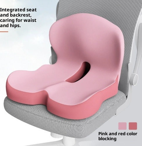 Memory Foam Lumbar Backrest Cushion – Office & Car Support