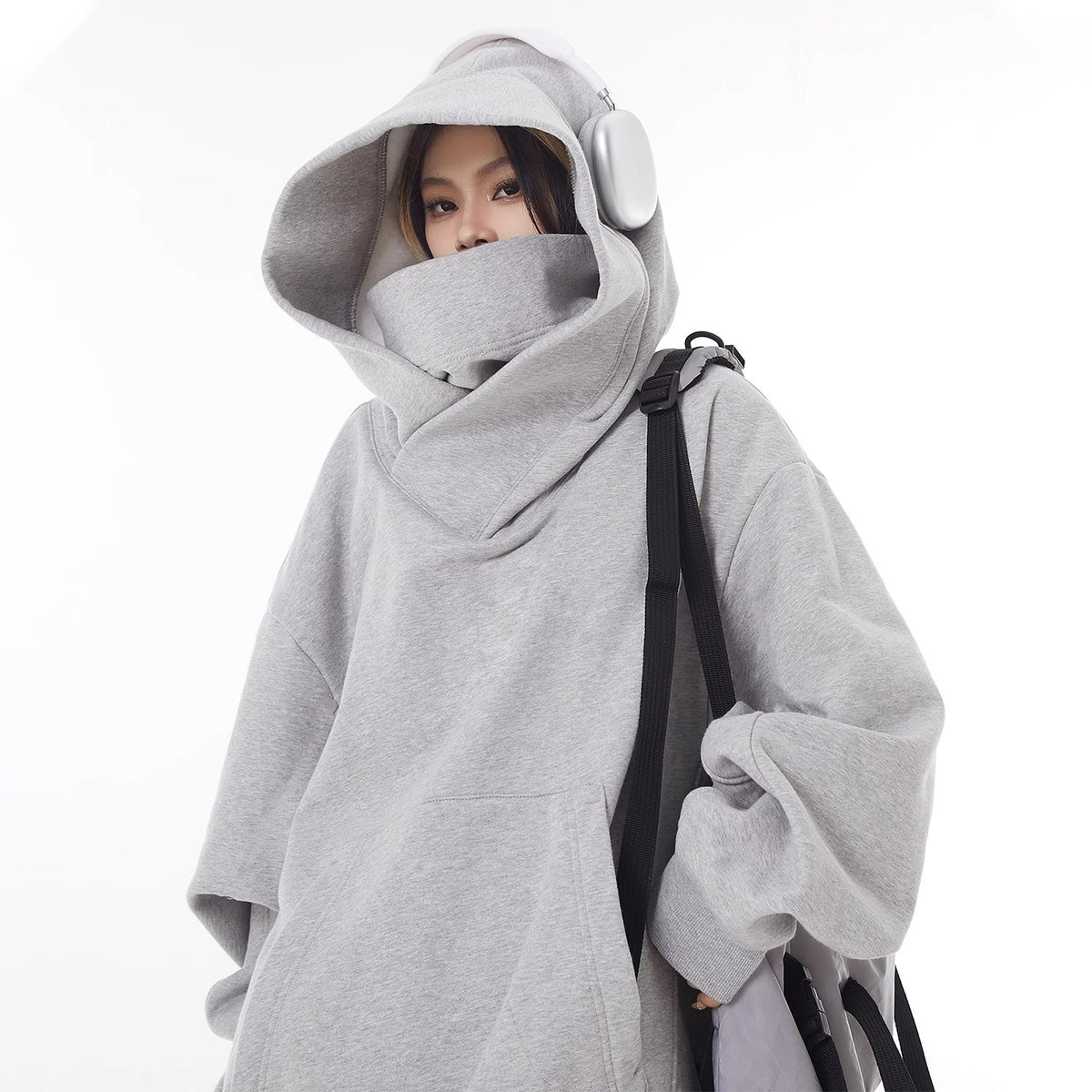 loose-high-collar-fleece-lined-hoodie