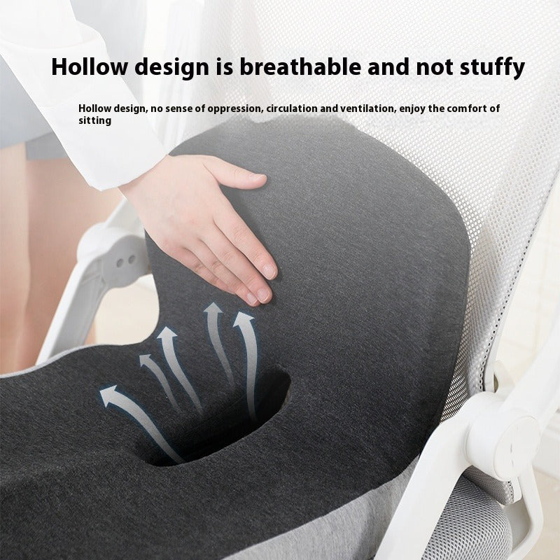 Memory Foam Lumbar Backrest Cushion – Office & Car Support